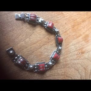 Vintage Mexican silver bracelet